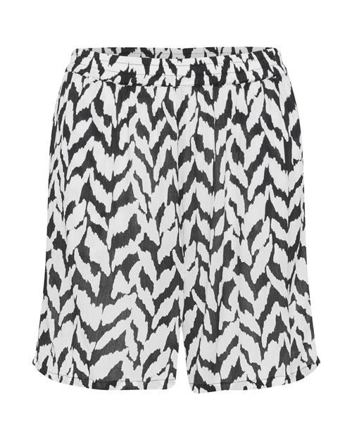 SAINT TROPEZ Bukser 'VegaSZ'  sort / hvid