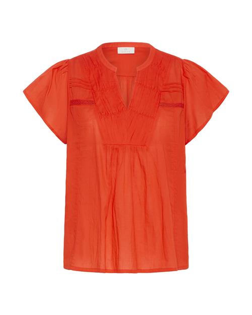 Kaffe Bluse 'KAKarli'  orangerød
