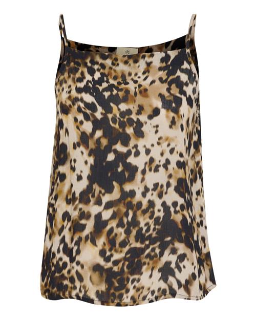 Kaffe Overdel 'KAThora'  ecru / brun / sort