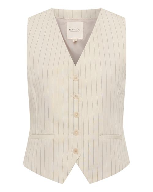 Part Two Jakkesætsvest 'NadhiaPW'  sort / hvid