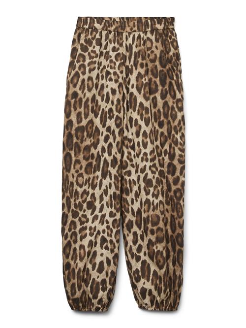 VERO MODA Bukser 'VMRoxanne'  brun / cappuccino / mørkebrun