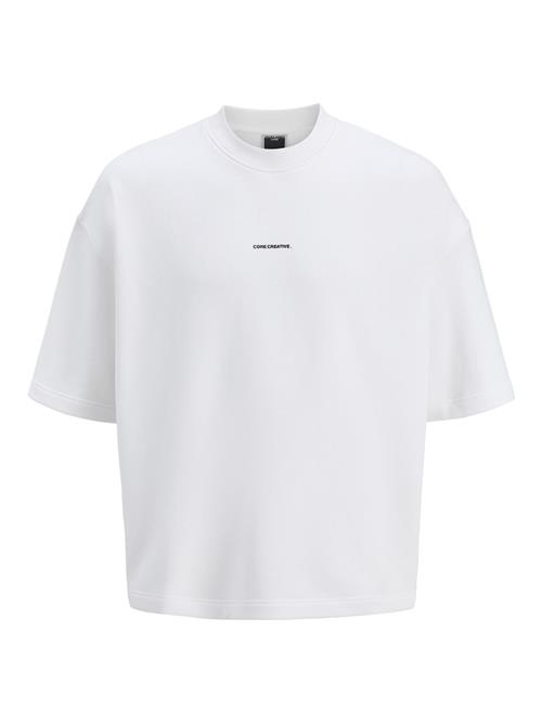 JACK & JONES Sweatshirt 'JCOINFINITY'  sort / hvid