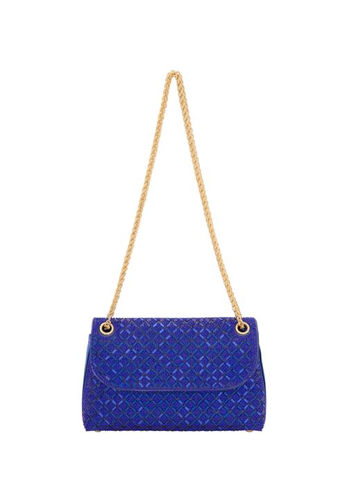 faina Clutch 'Elegant'  ultramarinblå