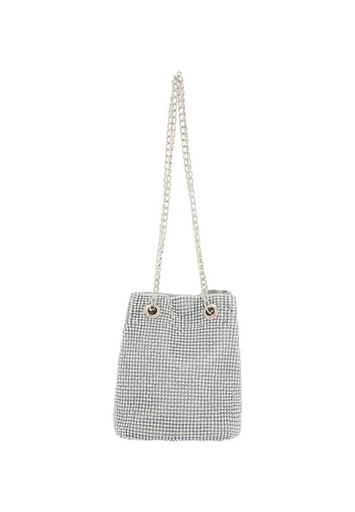 faina Skuldertaske  sølv / transparent