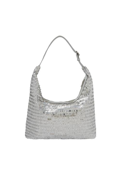 faina Skuldertaske  sølv