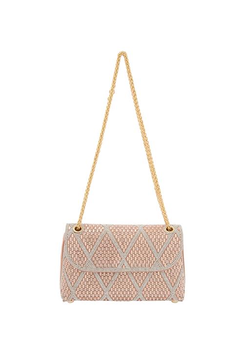 faina Skuldertaske  champagne / transparent