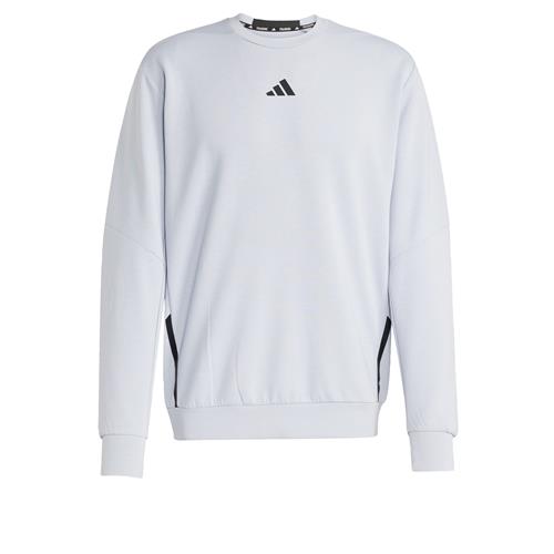 ADIDAS PERFORMANCE Sportsweatshirt 'Designed For Training'  lysegrå / sort