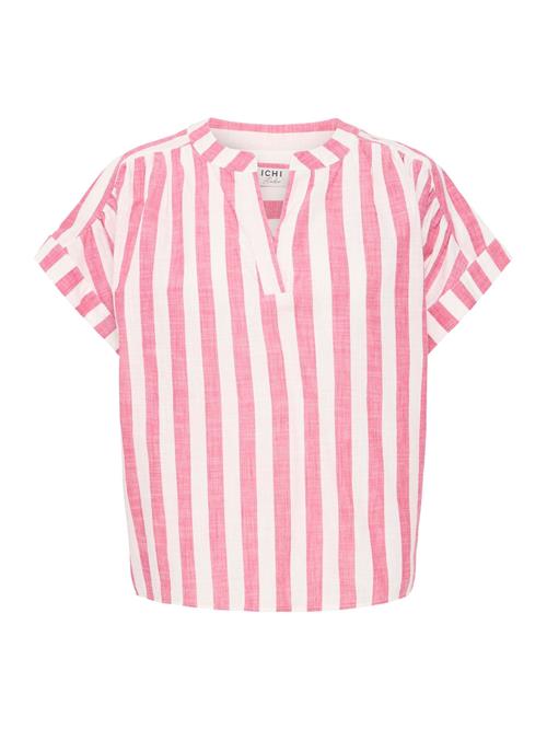ICHI Bluse 'IHLOLIA'  rosé / hvid