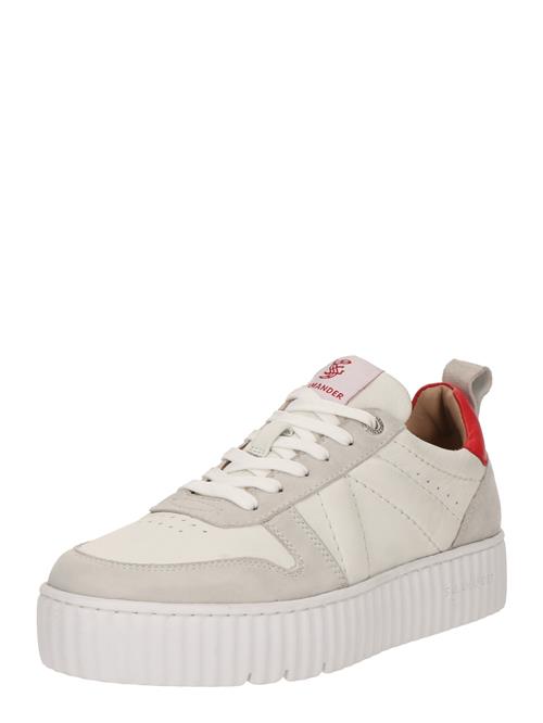 SALAMANDER Sneaker low  lysegrå / rød / offwhite