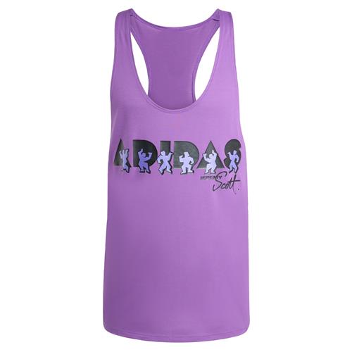 ADIDAS PERFORMANCE Funktionsskjorte 'Adidas x Jeremy Scott'  lilla / lyselilla / sort