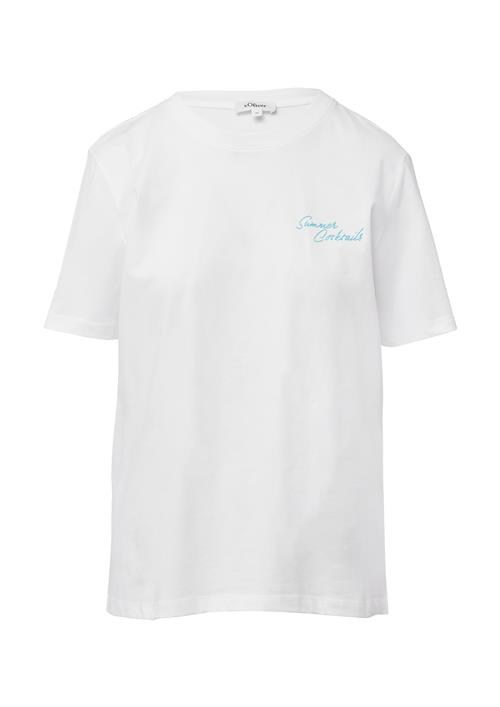 s.Oliver Shirts  aqua / hvid