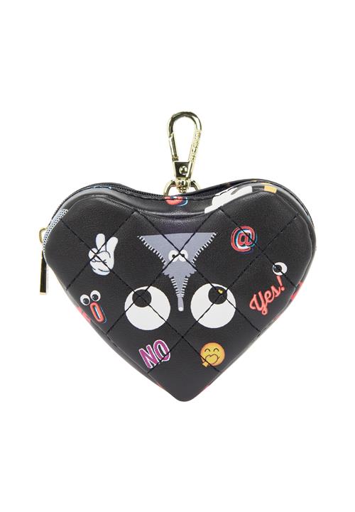 MYMO Nøglering 'Pop Eyetheme'  gul / lys rød / sort / hvid