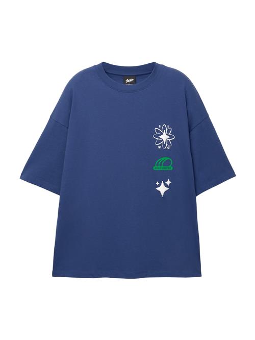 Pull&Bear Bluser & t-shirts  navy / grøn / hvid