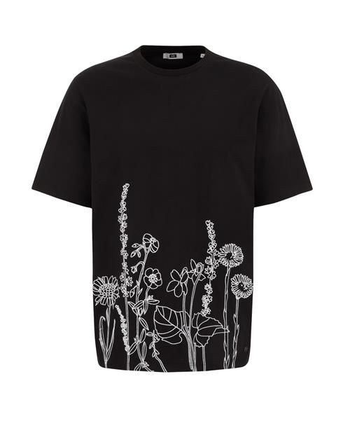 WE Fashion Bluser & t-shirts  sort / hvid