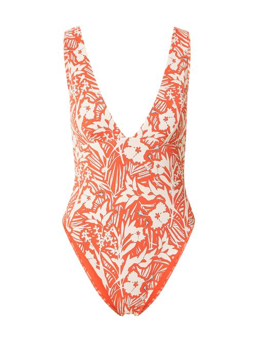 Tommy Hilfiger Underwear Badedragt  antracit / orange / hvid