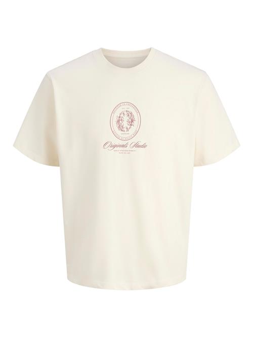 JACK & JONES Bluser & t-shirts  burgunder / offwhite