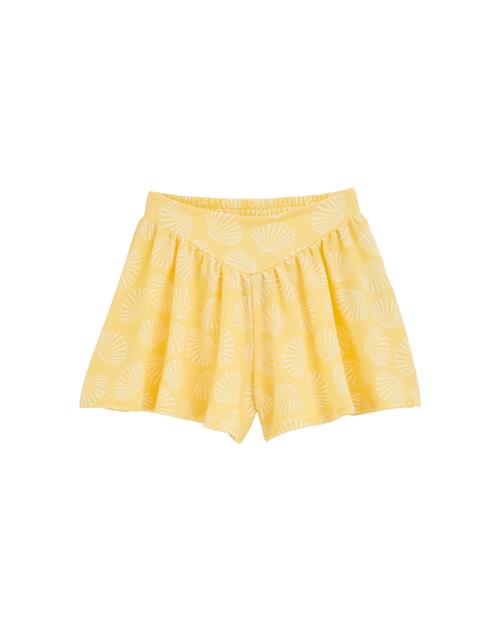 WE Fashion Bukser  gul / hvid