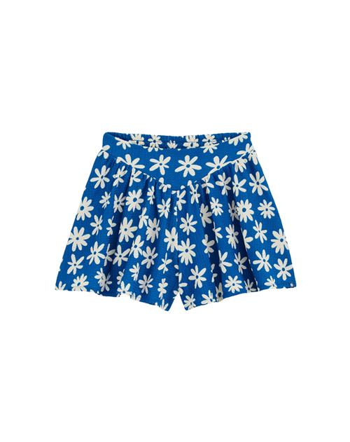 WE Fashion Bukser  koboltblåt / hvid