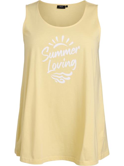 Zizzi Overdel 'Vmy'  lysegul / hvid