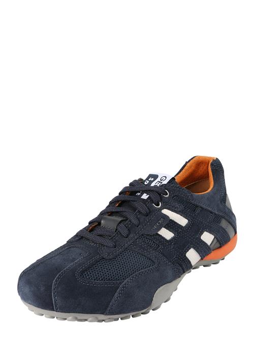 GEOX Sneaker low 'Snake'  navy / orange / hvid