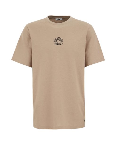 WE Fashion Bluser & t-shirts  lysebrun / sort