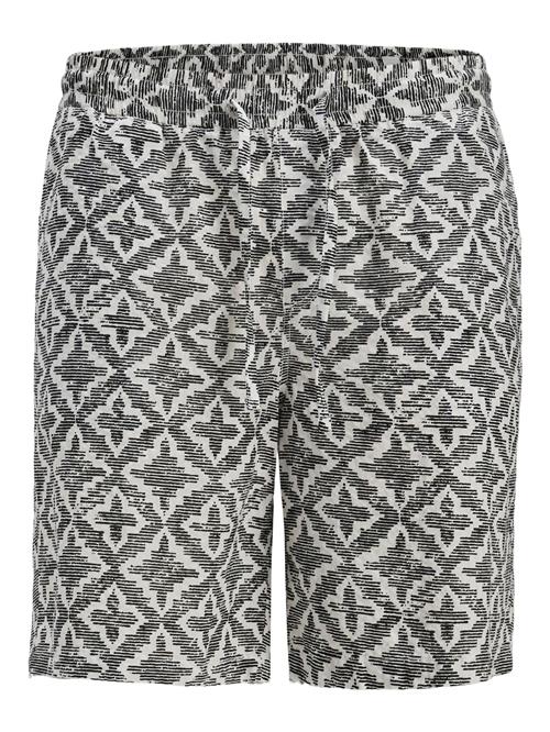 JACK & JONES Bukser  sort / hvid