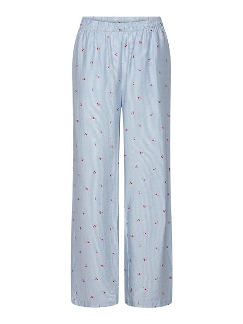 PIECES Bukser 'PCFionna'  dueblå / grøn / rød / hvid