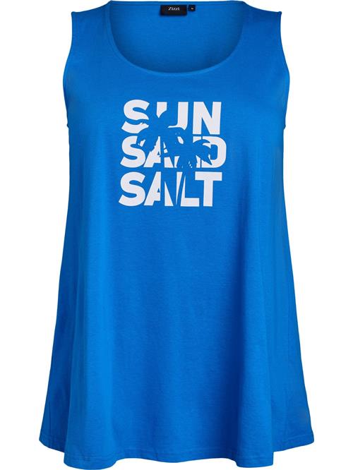 Zizzi Overdel 'VMY'  blå / hvid