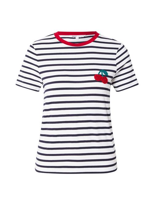 ONLY Shirts 'ONLHeart'  rød / sort / hvid