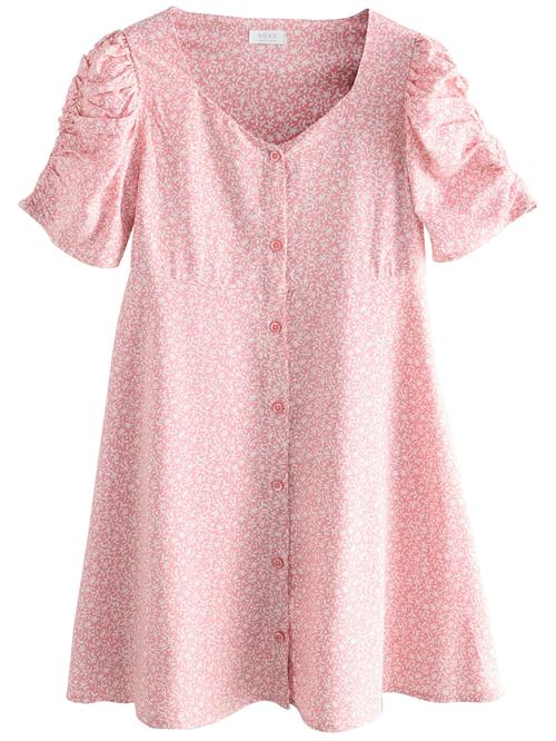 Next Kjole  lyserød / hvid