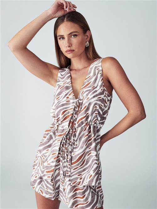 St MRLO Overdel 'Levie'  nude / rustbrun / mokka