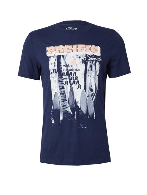 s.Oliver Bluser & t-shirts  mørkeblå / grå / abrikos / hvid