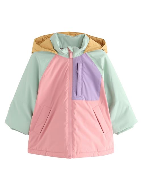 Next Overgangsjakke  sennep / pastelgrøn / lilla / lyserød