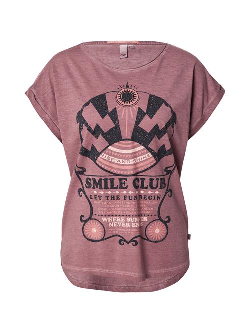 QS Shirts  cyclam / fersken / lys rød / sort