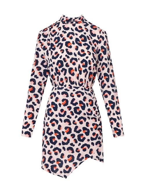 Laurella Kjole  orange / pastelorange / sort