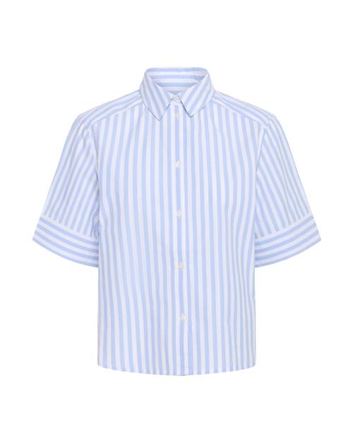 Part Two Bluse 'Haylie'  himmelblå / hvid