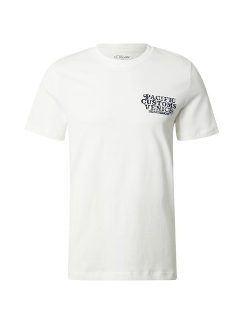 s.Oliver Bluser & t-shirts  dueblå / hvid