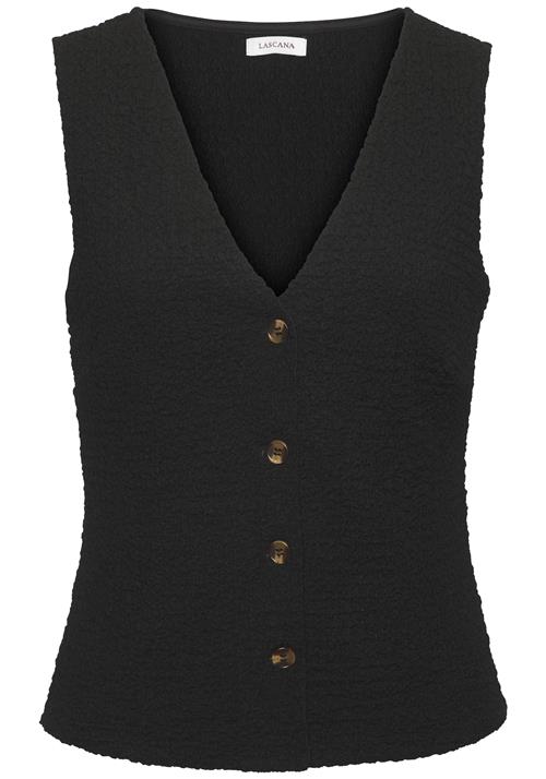 LASCANA Jakkesætsvest  sort