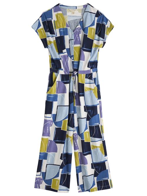 Seasalt Cornwall Jumpsuit 'Rose Trellis'  blå / lyseblå / lemon / offwhite