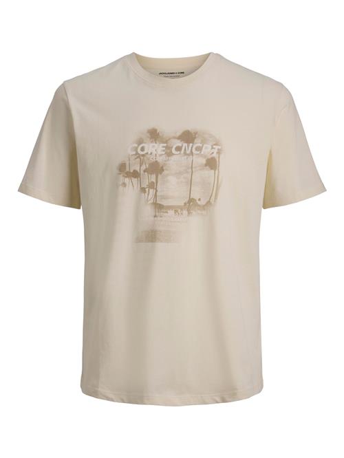JACK & JONES Bluser & t-shirts  brun / pastelgul