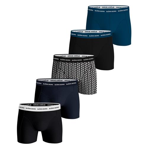 BJÖRN BORG Boksershorts  navy / sort / hvid