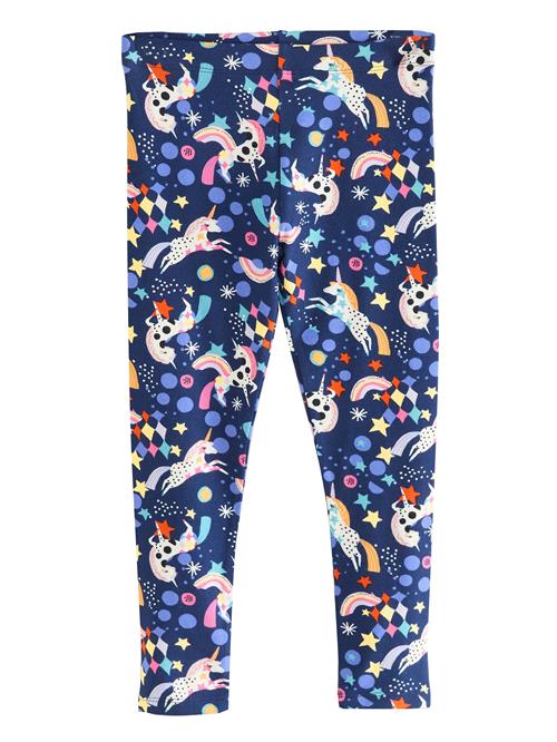 Next Leggings  navy / turkis / lys pink / hvid