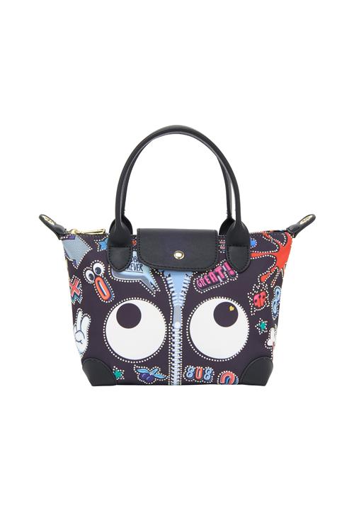 MYMO Håndtaske 'Pop Eyetheme'  gul / pink / sort / hvid