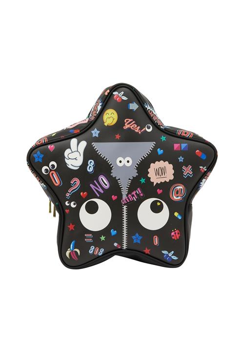 MYMO Rygsæk 'Pop Eyetheme'  blå / gul / lyserød / sort