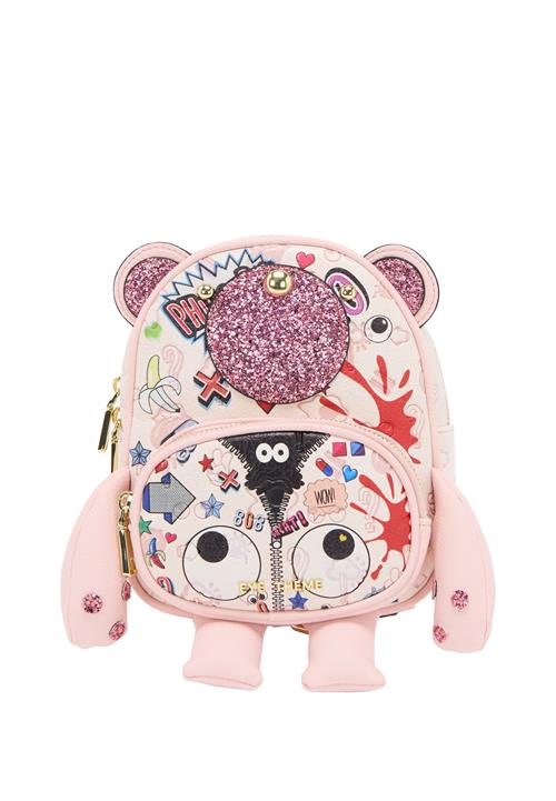 MYMO Rygsæk 'Pop Eyetheme'  lyseblå / lyserød / mørk pink / sort