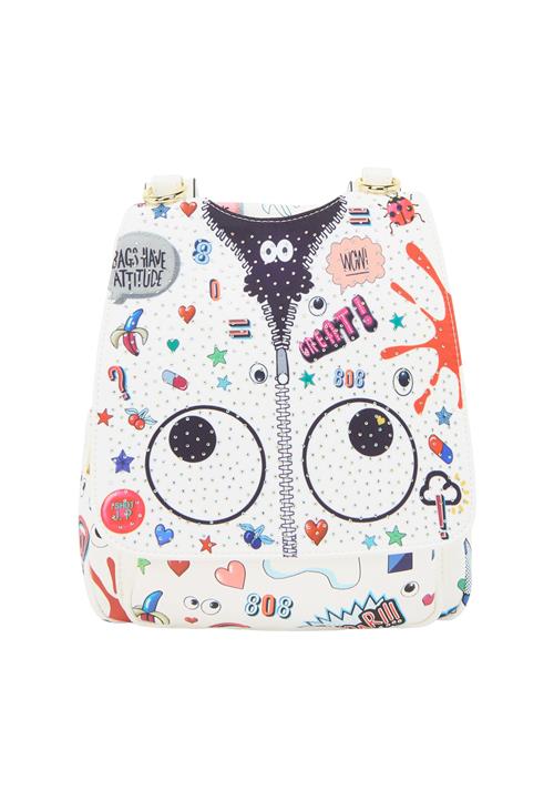 MYMO Rygsæk 'Pop Eyetheme'  navy / grå / rød / hvid