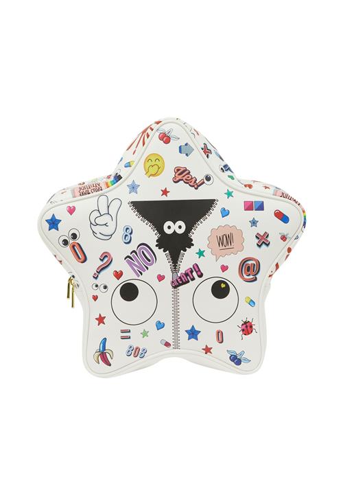 MYMO Rygsæk 'Pop Eyetheme'  gul / lyserød / sort / hvid