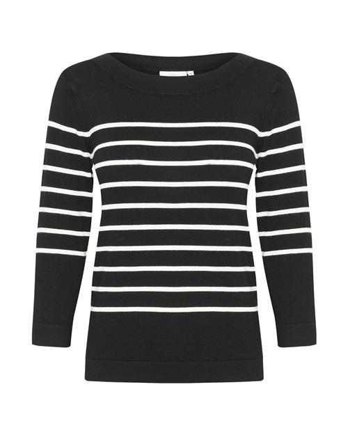 Kaffe Pullover 'KALizza'  sort / hvid
