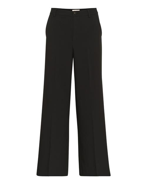 Part Two Bukser med fals 'NinnesaPW'  sort