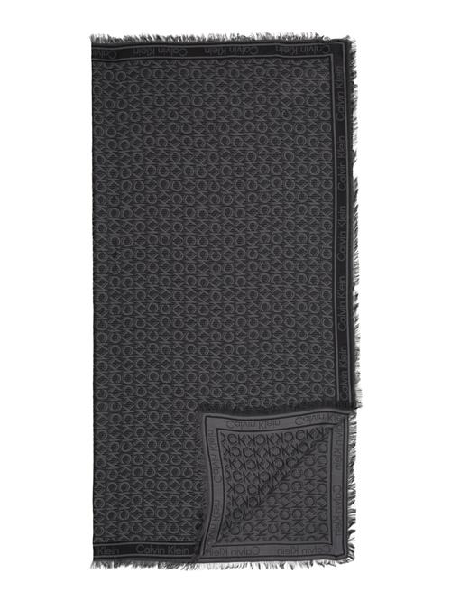 Calvin Klein Sjal  grå / mørkegrå / sort